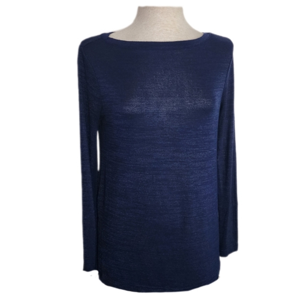 Banana Republic Long Sleeve Pullover Navy Blue Size XS